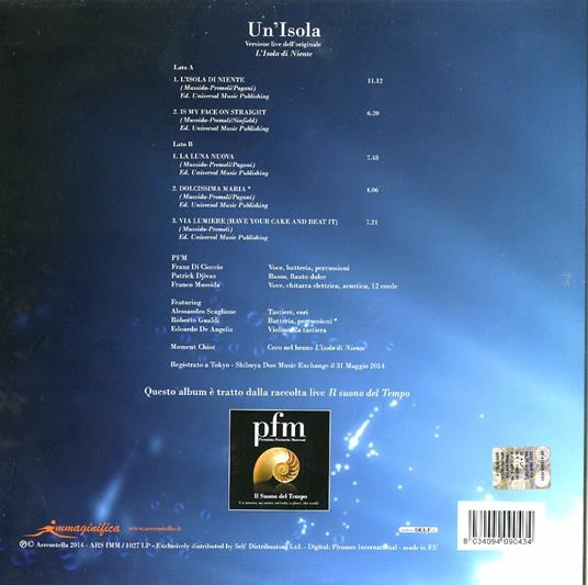 Un'isola - Vinile LP + CD Audio di Premiata Forneria Marconi - 2