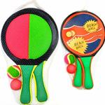 Racchette da spiaggia Magic Ball con velcro 20 cm. Ginmar 85309