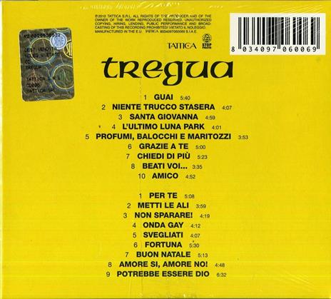 Tregua - CD Audio di Renato Zero - 2