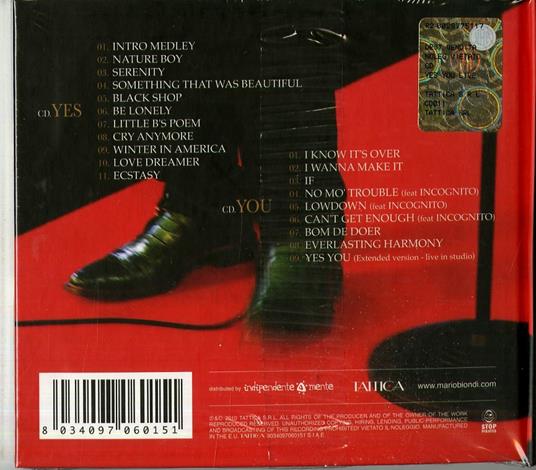 Yes You Live - CD Audio di Mario Biondi - 2