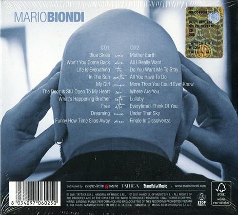 Due - CD Audio di Mario Biondi,Unexpected Glimpses - 2