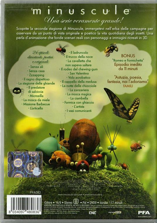 Minuscule. La vita segreta degli insetti. Serie 2. Vol. 3 di Thomas Szabo - DVD - 2