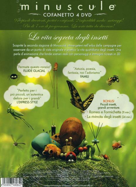 Minuscule. La vita segreta degli insetti. Serie 2 (4 DVD) di Thomas Szabo - DVD - 2