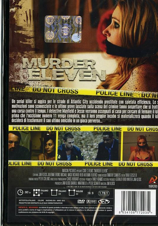 Murder Eleven di Jim Klock - DVD - 2
