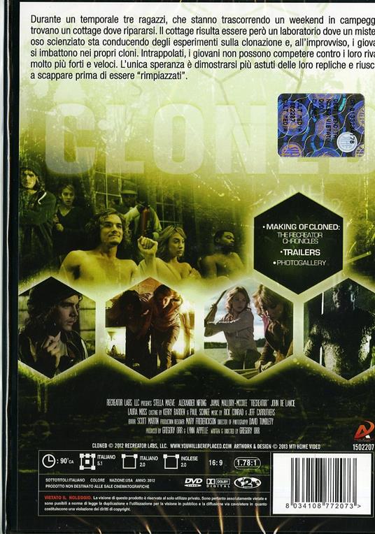 Cloned di Gregory Orr - DVD - 2