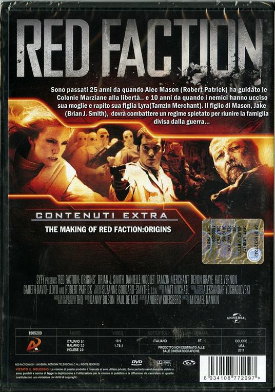 Red Faction: Origins di Michael Nankin - DVD - 2