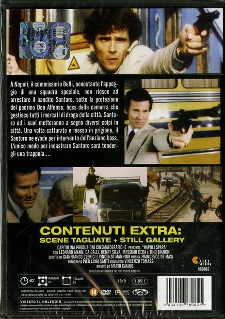 Napoli spara di Mario Caiano - DVD - 2