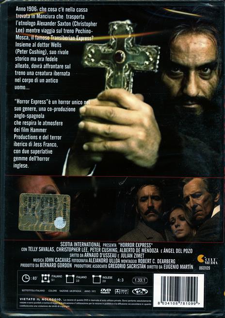 Horror Express di Eugenio Martin - DVD - 2