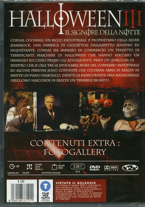 Halloween III. Il signore della notte di Tommy Lee Wallace - DVD - 2