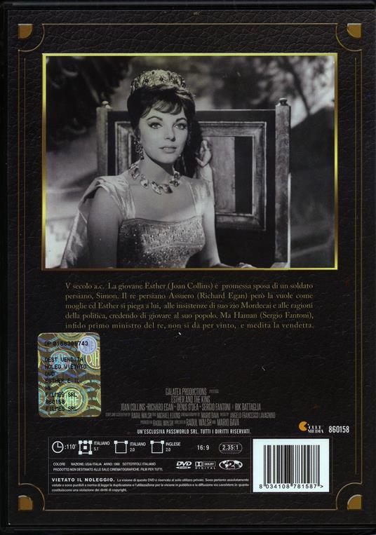 Ester e il Re di Raoul Walsh,Mario Bava - DVD - 2