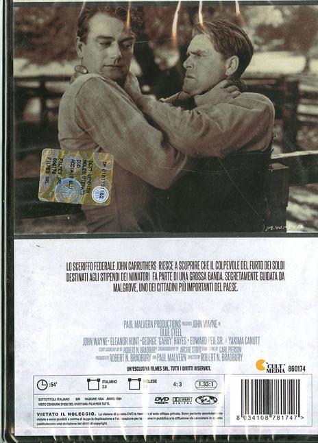 Acciaio blu di Robert North Bradbury - DVD - 2
