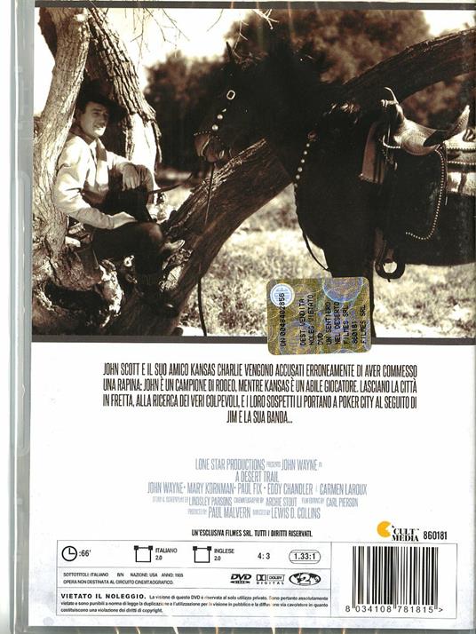 Un sentiero nel deserto di Collin Lewis - DVD - 2