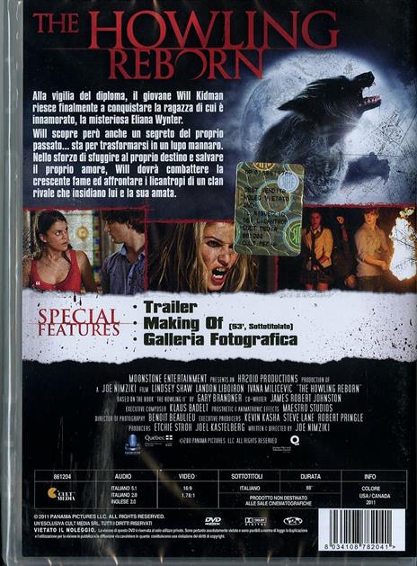 The Howling. Reborn. Il risveglio dei licantropi di Joe Nimziki - DVD - 2