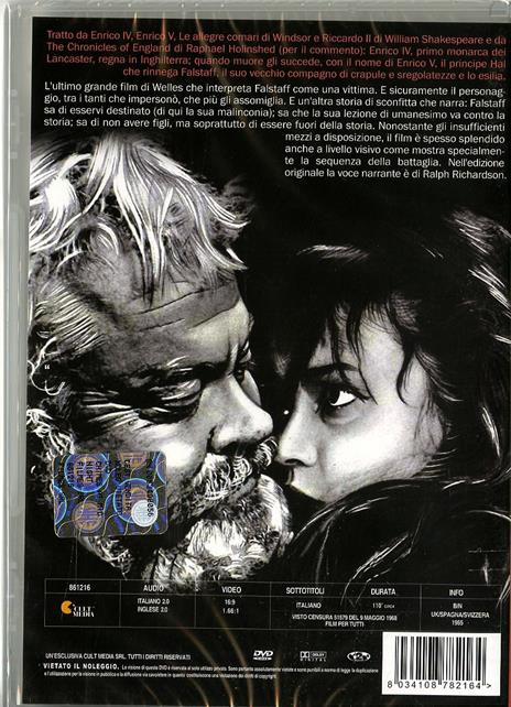 Falstaff (DVD) di Orson Welles - DVD - 2