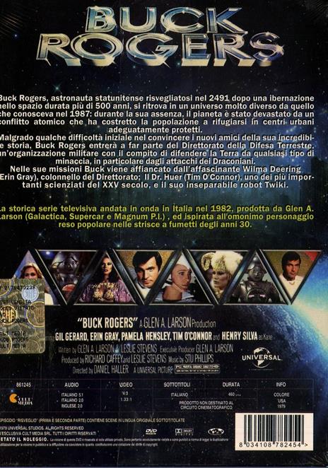Buck Rogers. Stagione 1. Vol. 1 (3 DVD) di Sigmund Neufeld Jr.,Dick Lowry,Daniel Haller - DVD - 2