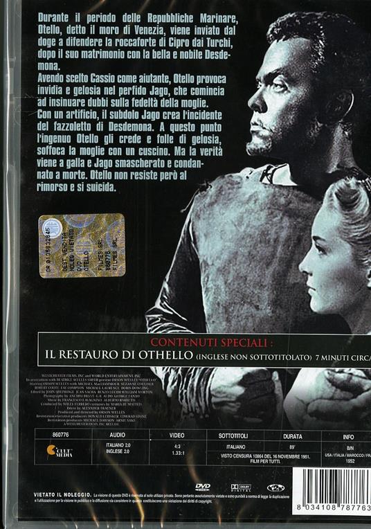 Otello di Orson Welles - DVD - 2