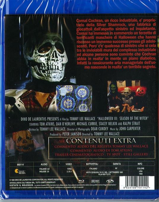 Halloween III. Il signore della notte di Tommy Lee Wallace - Blu-ray - 2