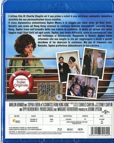 La contessa di Hong Kong di Charles Chaplin - Blu-ray - 2