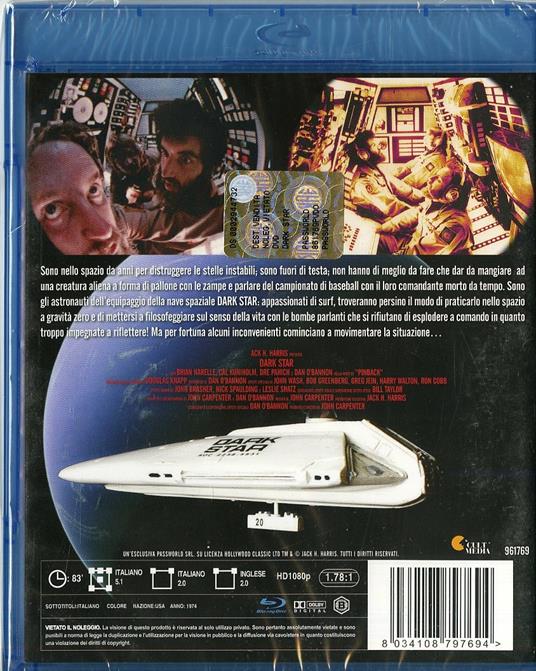 Dark Star di John Carpenter - Blu-ray - 2