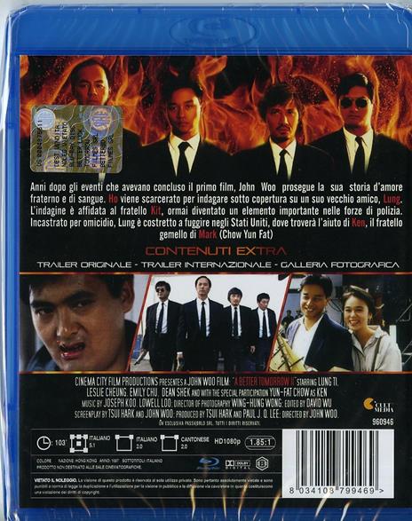 A Better Tomorrow II di John Woo - Blu-ray - 2