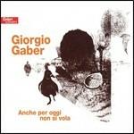 Anche per oggi non si vola - CD Audio di Giorgio Gaber