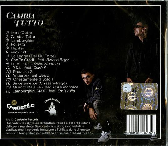 Cambiatutto - CD Audio di Sick Luke,Canesecco - 2