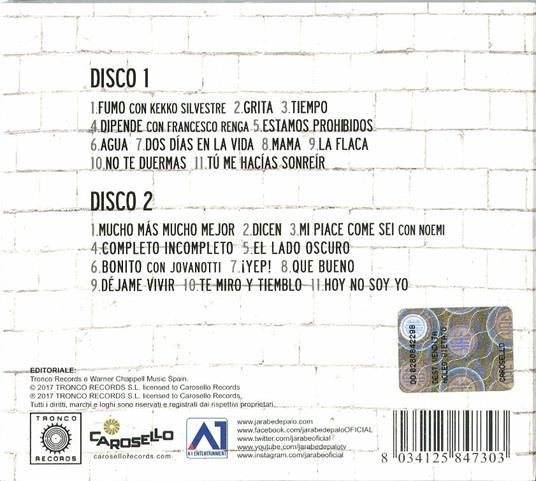 50 Palos - CD Audio di Jarabe De Palo - 2