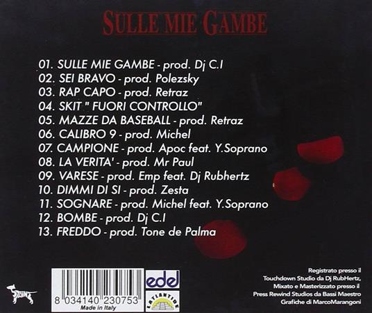 Sulle mie gambe - CD Audio di Mr. Dailom - 2