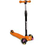 Monopattino 3 Ruote Teosport Arancio Con Ruote Luminose  52016