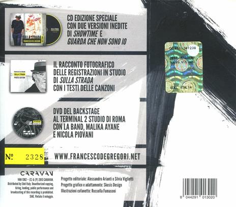 Sulla strada (Limited Edition) - CD Audio + DVD di Francesco De Gregori - 2