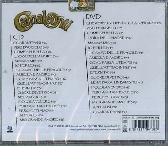 Emozioni senza tempo - CD Audio + DVD di Camaleonti - 2