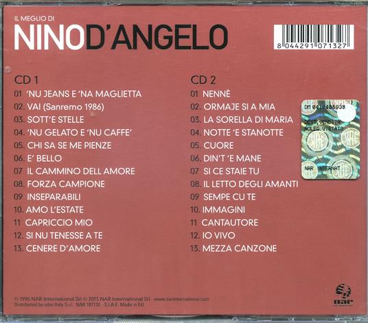 Il meglio di - CD Audio di Nino D'Angelo - 2