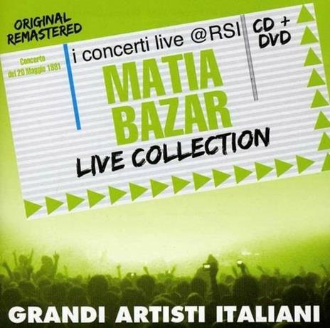 Live Collection. I concerti Live @ RSI - CD Audio + DVD di Matia Bazar