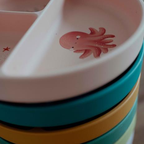 Piatto con ventosa in silicone - Polpo Slurpy - 4