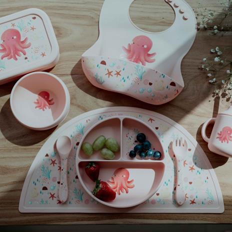 Piatto con ventosa in silicone - Polpo Slurpy - 5