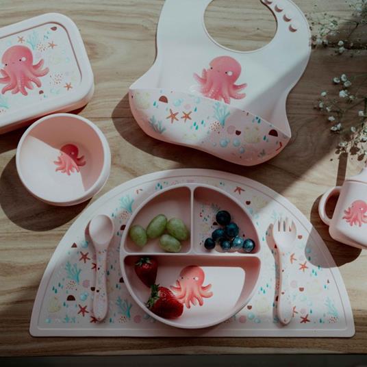 Piatto con ventosa in silicone - Polpo Slurpy - 5