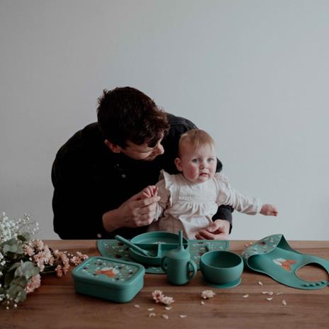 Ciotola con ventosa in silicone - Volpe Crunchy - 4