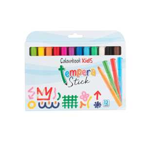 Cartoleria Tempera Stick 24 Pz Colourbook