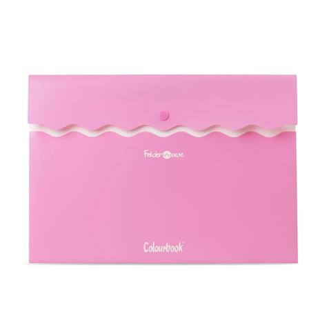 Busta A4 C/Bottone Folder Wave In Exp - Orchid Rose - Singolo