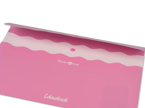Busta A4 C/Bottone Folder Wave In Exp - Orchid Rose - Singolo - 3