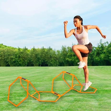Scaletta Agility Esagonale per Allenamento e Attività Motorie - 4