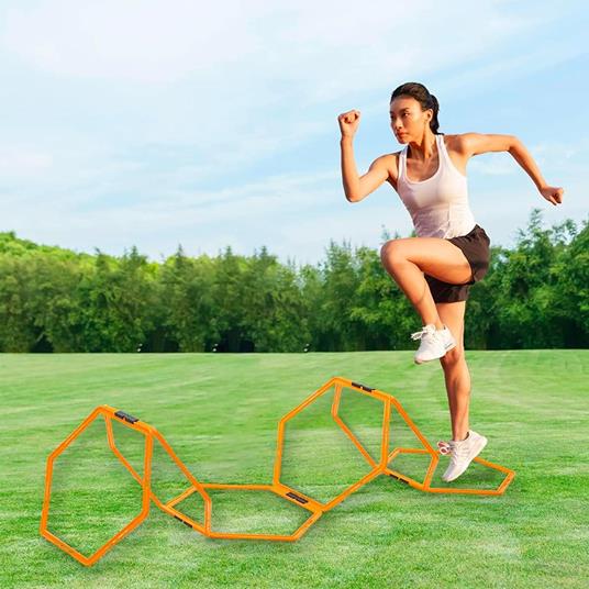Scaletta Agility Esagonale per Allenamento e Attività Motorie - 4