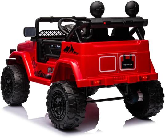 Auto Elettrica per Bambini Toyota Cruiser Rosso - 3