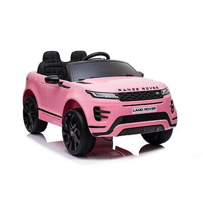 Auto Elettrica Macchina per Bambini 12V Range Rover Evoque Rosa