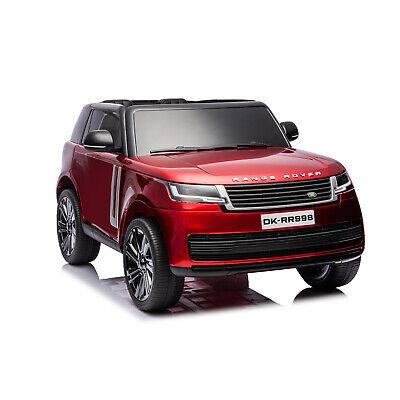 Auto Elettrica Macchina per Bambini 12V Range Rover Rosso Memphis