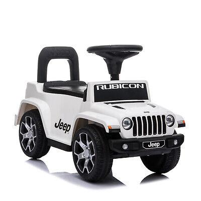Auto Primi Passi a Spinta per bambini Jeep Wrangler Rubicon Bianca