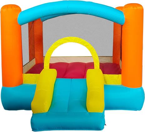 Gioco Gonfiabile per Bambini, Playground con Scivolo e Piscina - 2