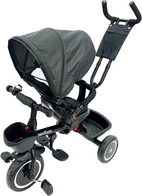 Triciclo Evolutivo Moov-1 4-in-1 per Bambini dai 18 mesi, Nero - 3