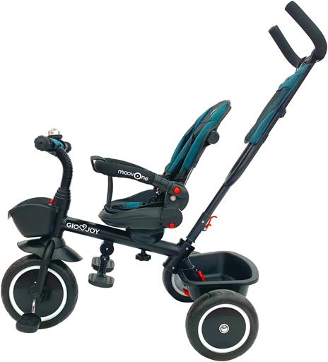 Triciclo Evolutivo Moov-1 4-in-1 per Bambini dai 18 mesi, Verde Blu - 6