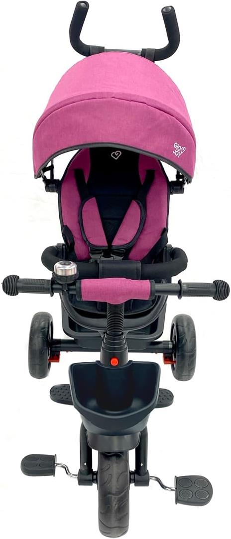 Triciclo Evolutivo Moov-1 4-in-1 per Bambini dai 18 mesi, Rosa - 4